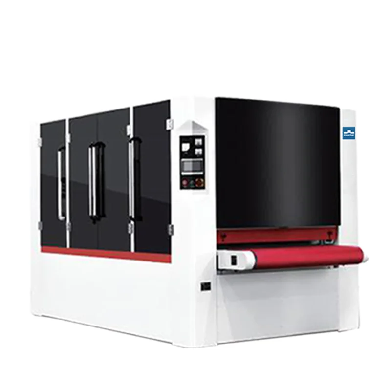 Quick rotary brush change system Full-Automation Flat Sheet Metal Deburring Polishing Machine Down To 50*50mm Deburring Machine