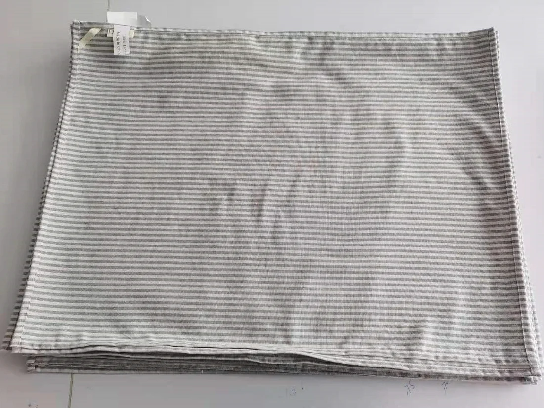 100% pure flax linen stone washed  napkin and table  runner for customer order