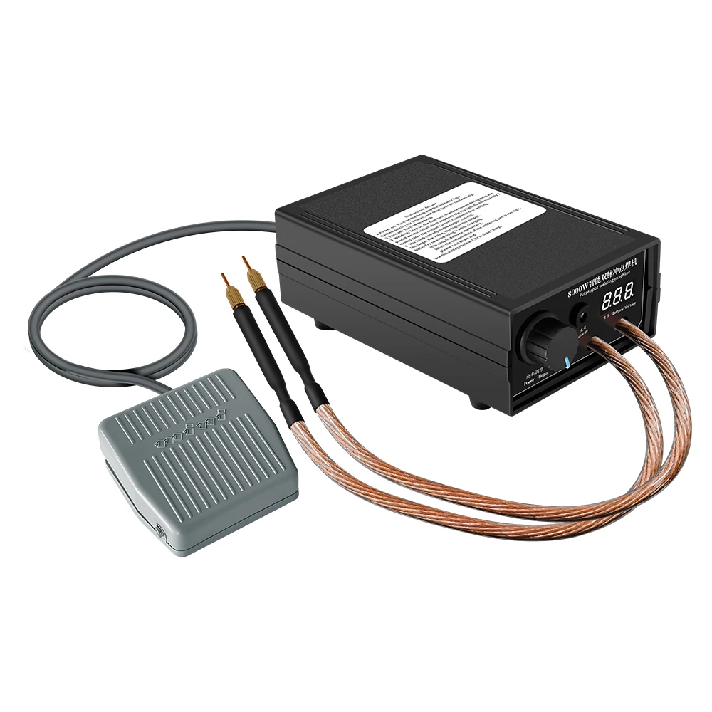 Portable spot welding machine 8000W rechargeable 18650 high-power household DIY complete set of welding machines