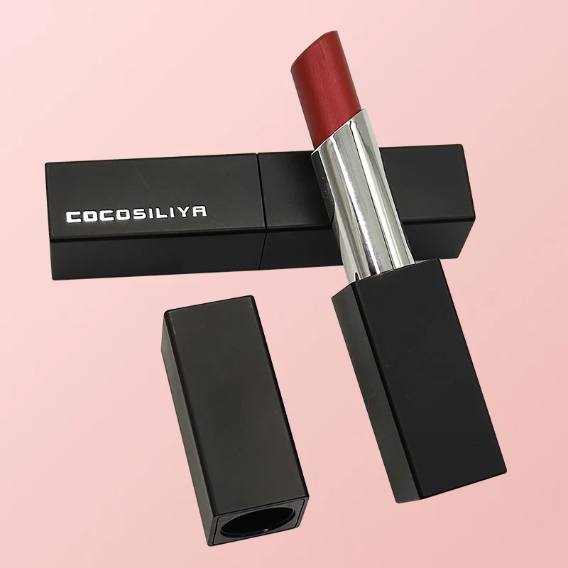 Pretty Vegan Lipstick with Custom Logo Printed Squeeze Tube Lipgloss Kits Beauty Product Cheap Lipstick Market