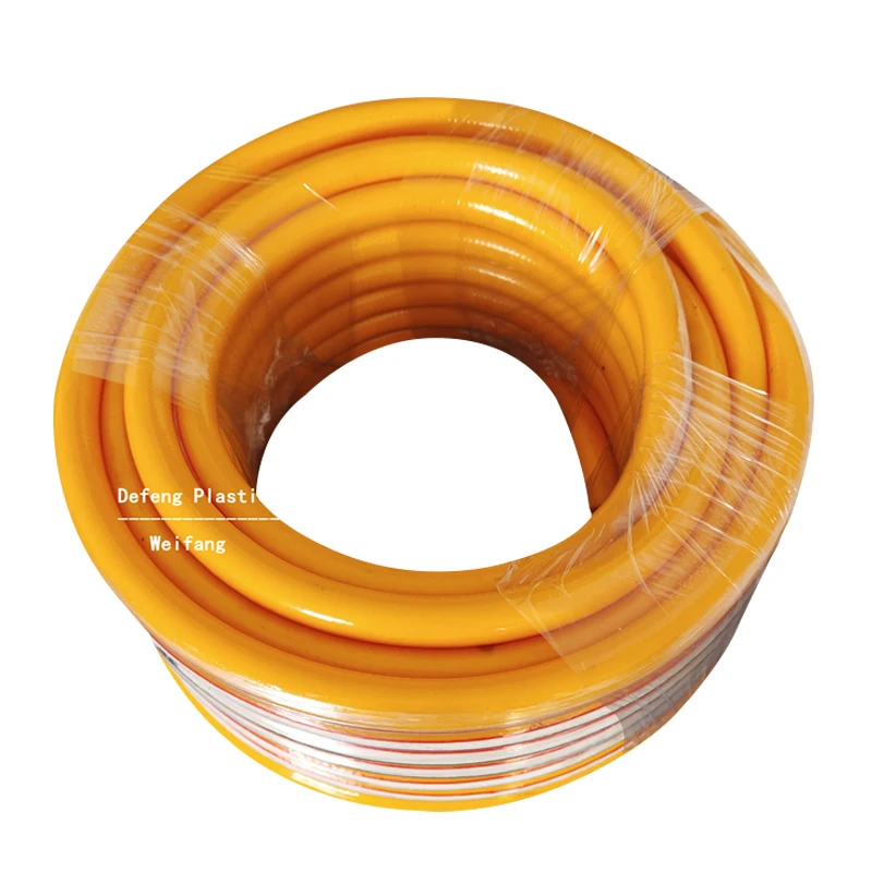 Factory Sale Various Widely yellow gas flexible plastic hose manguera aire