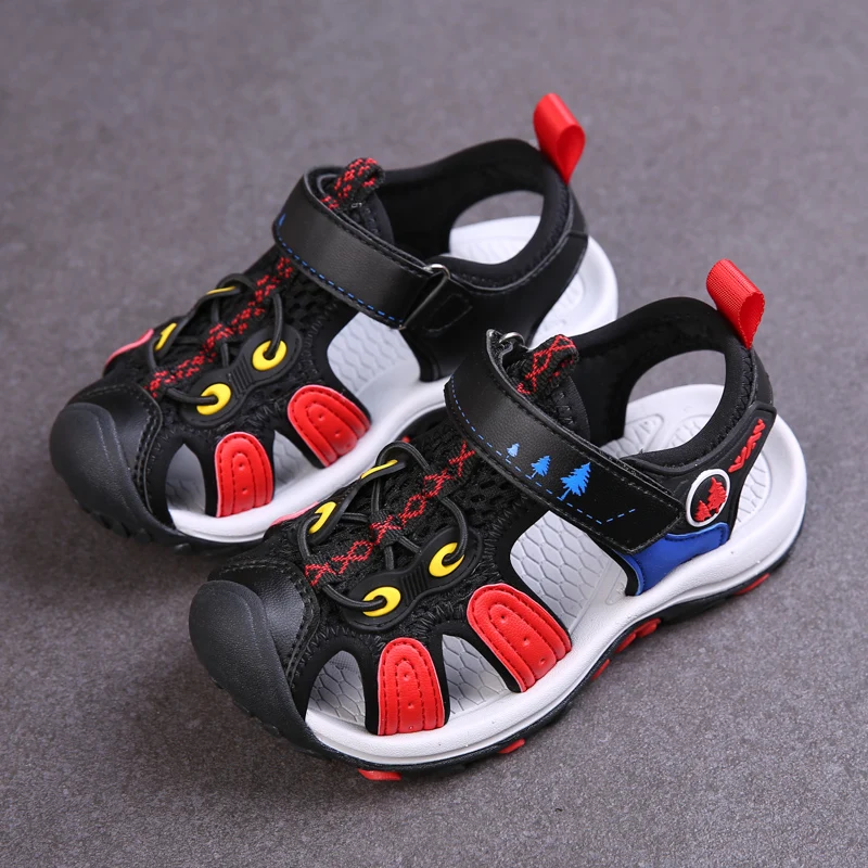 2020 Wholesale Big Boys Children School Casual Sneakers Slip On Canvas Fashion Summer Kids Sandals Shoes