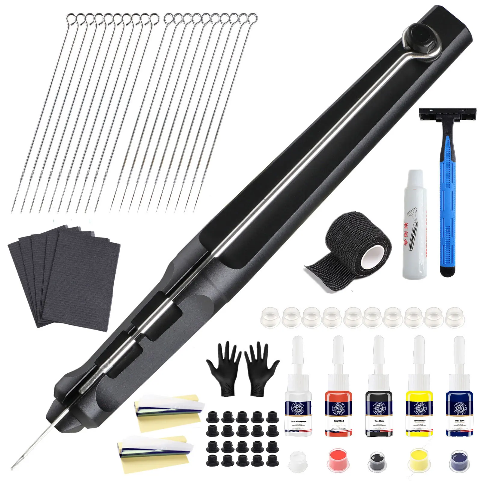 Набор для татуировки Kissure DIY с ручной ручкой набор чернил игла 3RL /5RL /3RS / 5RS