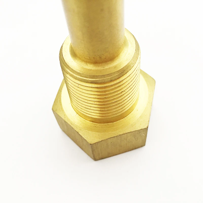 Vibration Resistant Platinum RTD (PT100) Sensor with M12 Connector and Mounting Thread Thermowell