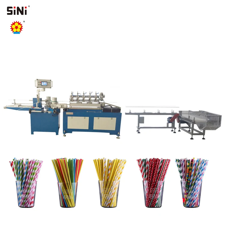 Sini Mc510 High Speed Multi Cutters Drinking Paper Straw Making Machine
