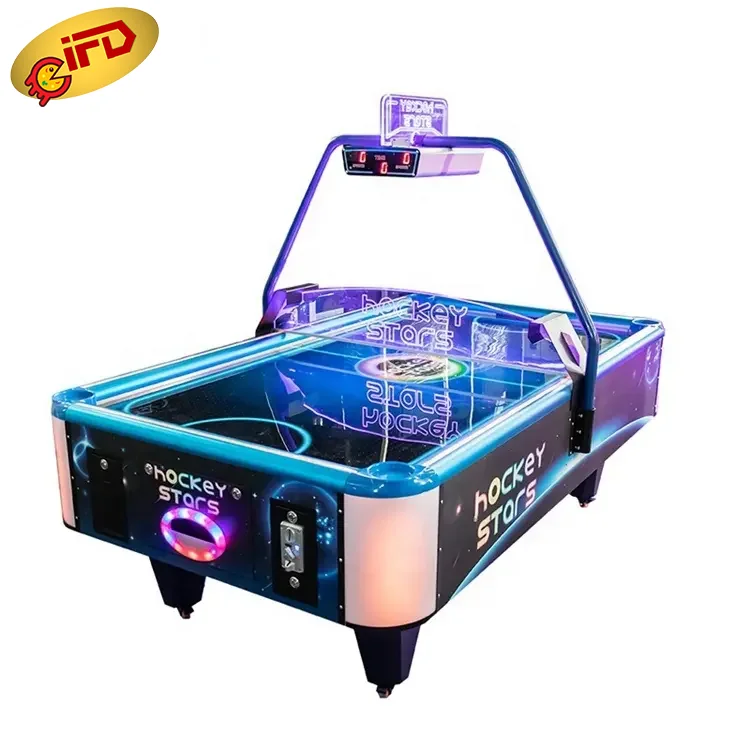 IFOND GAMES 2 Players Classic Sport Air Hockey Game Machine Kids Adults Coin Operated Air Hockey Arcade Table With Electronic Sc