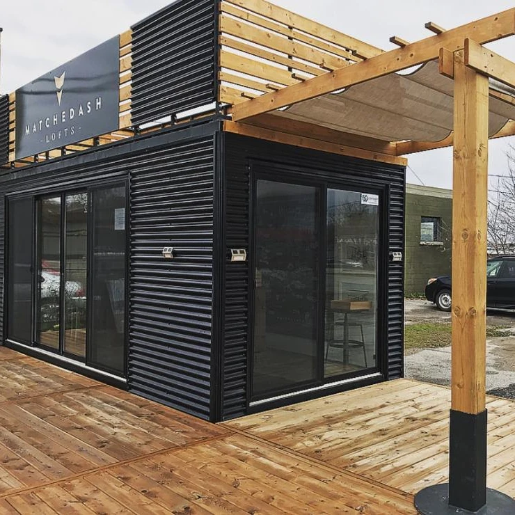 Передвижной сборный контейнер для кабины роскошный дизайн