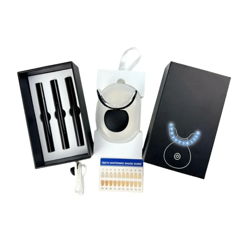 Professional Teeth Whitening Kits Blue and Red Led Wireless Light HP CP PAP Teeth Whitening Gel