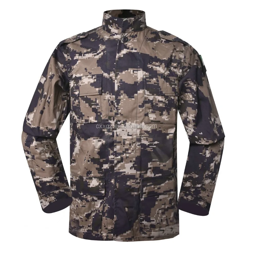 cxxgz manufacturer woodland jungle desert camouflage color rip stop fabric BDU  uniform