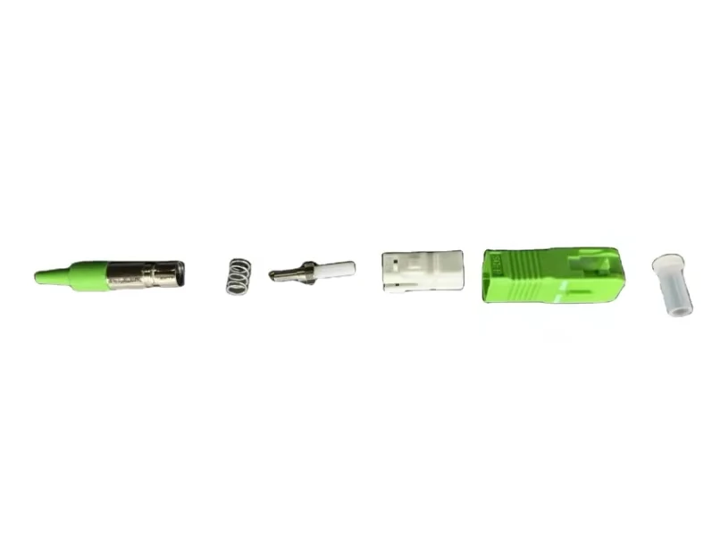 Green sc fast connector fibra optica rapido scapc fiber quick connector Quick Connector