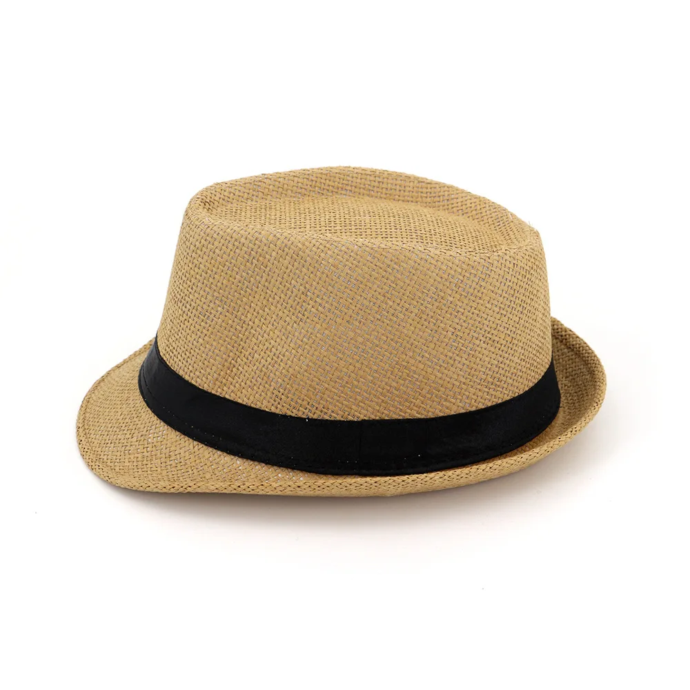 2024 spring new arrive Wholesale custom logo adult paper large straw panama fedora hat