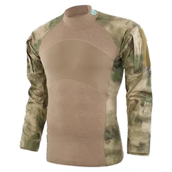 Python Tactical Army Military Combat Frog Black Muscle Sports Long Sleeved Shirt