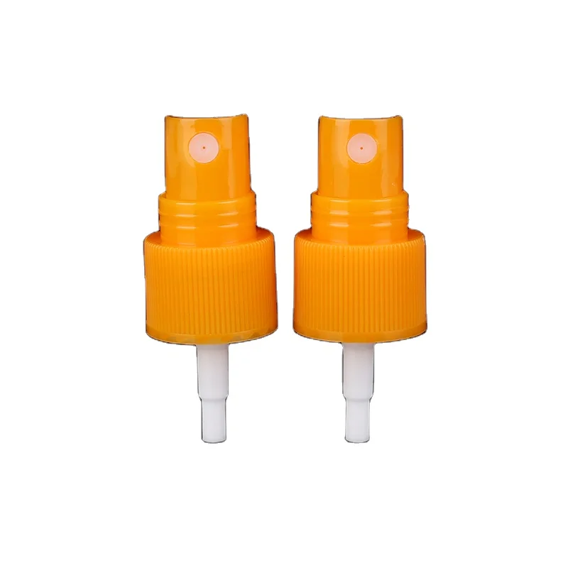 Orange Color Fine Mist Sprayer with 24/410 Dispenser Liquid Professional Plastic Pump sprayer head Wholesale