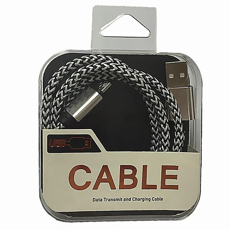 1m Fabric Braided USB-C Cables Mobile Phone Colorful Nylon Fabric Cable Fast Charging for Xiaomi for Smart Phone