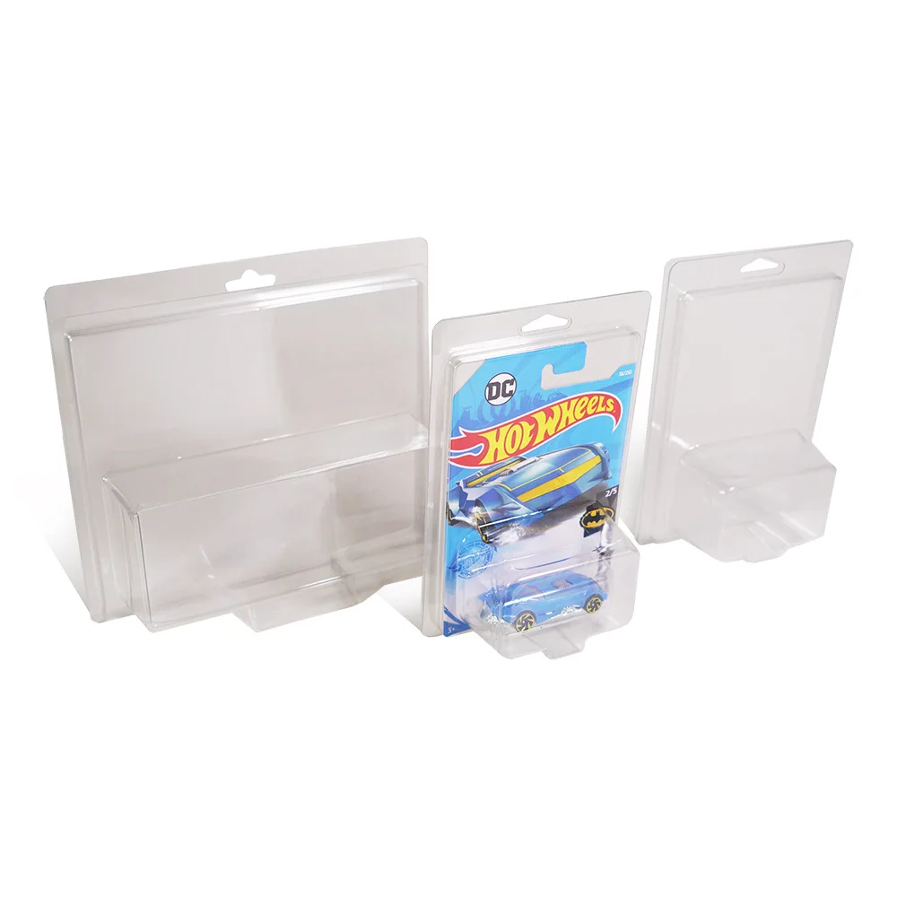 Hot Wheels Protector Blister Covers Transport Foldable Blister Case Pack Display Box Small Car Toy Protective Box
