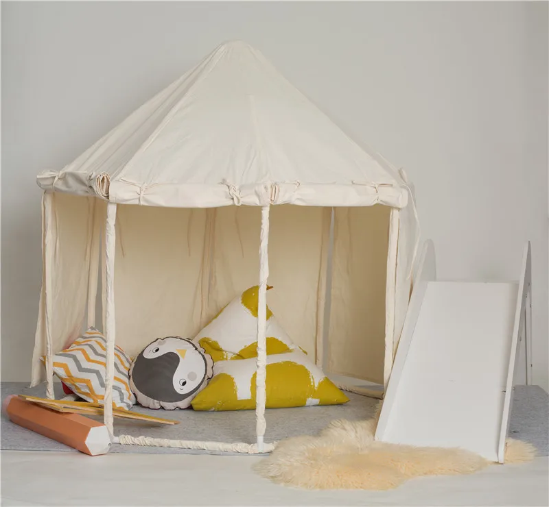 Indoor home boy yurt tent house baby sleeping toy game house kids play tent