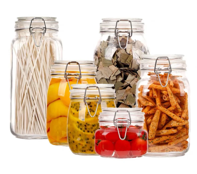 sauce jars round food storage containers glass jar packaging ice cream tub container commercial bulk food glass jars