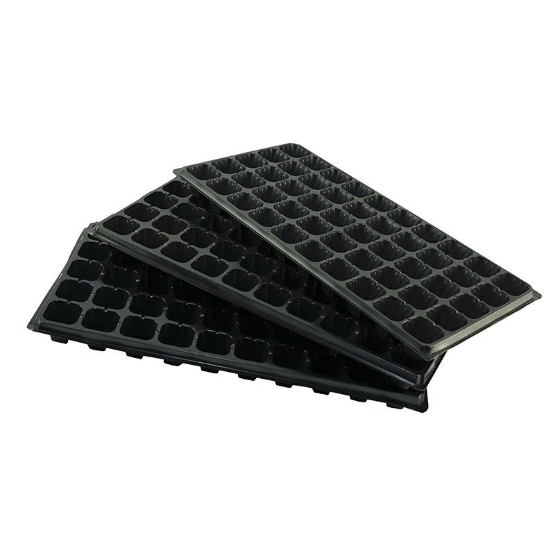 50 nursery cellsFactory Direct Produced High Quality Plastic Nursery germination tray PET Seedling Trays propagation tray