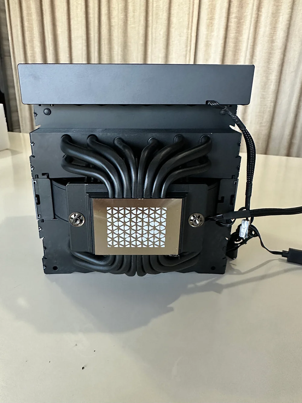 PCCOOLER RZ820 Black CPU air-cooled radiator 8 heat pipe/twin tower/14cm big fan/metal anode top cover/support 1700AM5