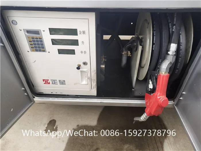 4x2 3000 gallon aluminum fuel tank truck