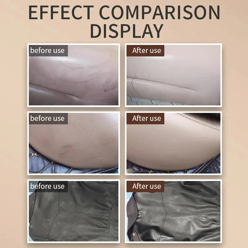 New Eco-friendly Leather Products Multifunctional Sofa Car Seat Handbag  Jacket Leather Dry Cleaning Multipurpose Foam Cleaner