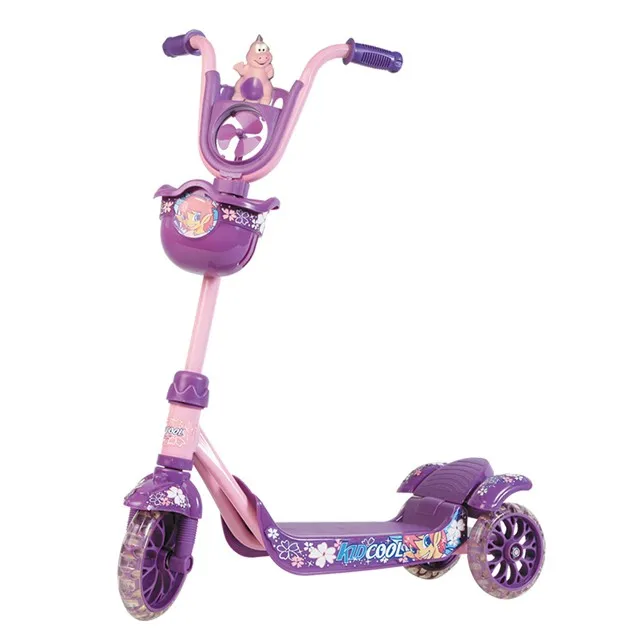 Rid On Travel Scooter School Kids Luggage Scooter Children 3 Wheel Folding Pedal Kick Scooter