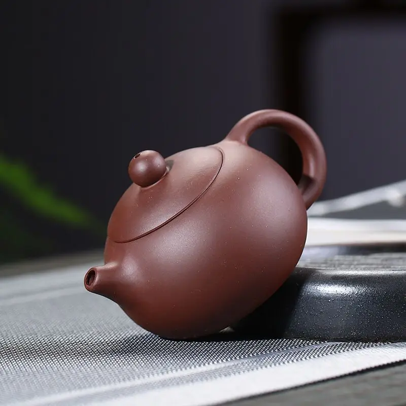 Chinese Yixing Handmade Xishi Hu Tea Pot Zisha Purple Clay Tea Pot