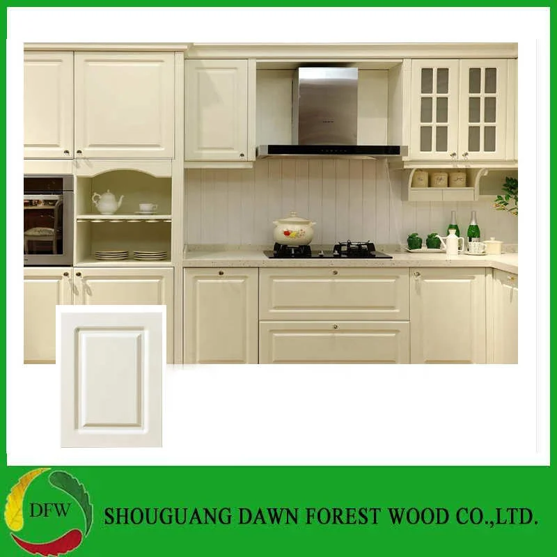 Good Quality Melamine Kitchens PET Kitchen Cabinets for Home Furniture
