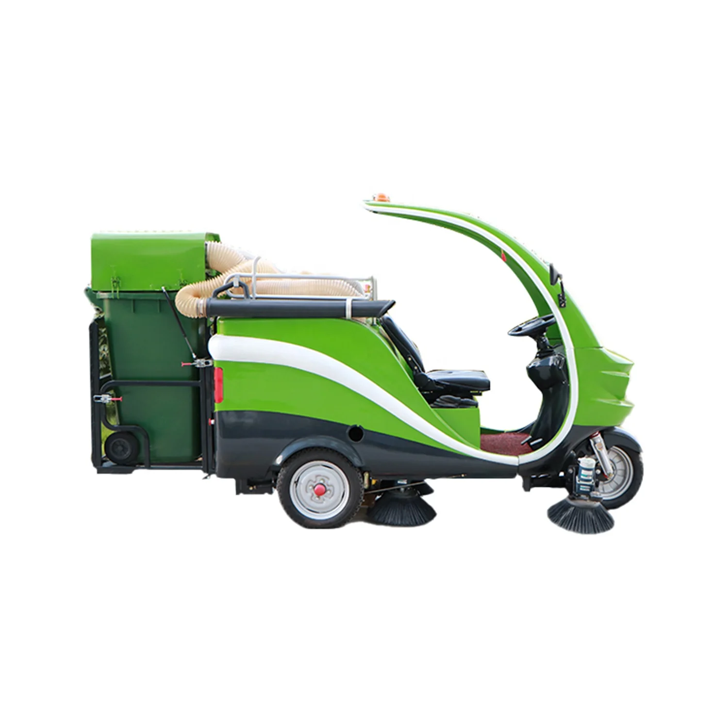 Professional Manufacturer Industrial Small Street Road Sweeper Garbage Collect Electric Car