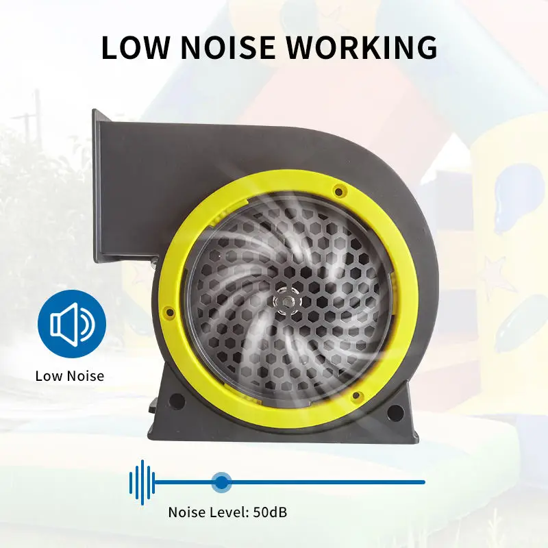 High performance best selling profession low noise electric inflation air blower for inflatables