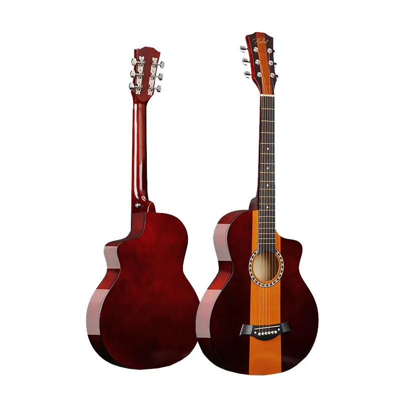 Professional 38 Inch Acoustic Guitar Polychromatic Gradient Classical Guitar Acoustique Guitar Strings Acoustic