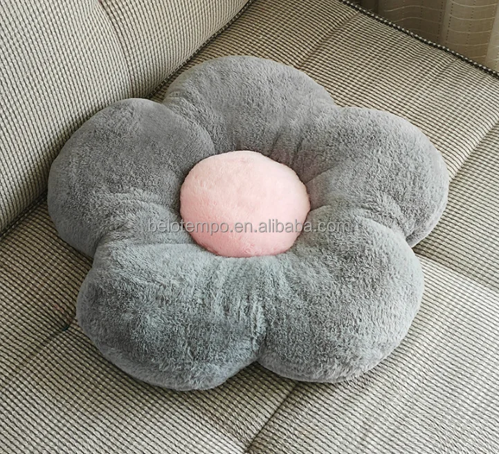 Stuffed Soft Toys Flower Pillow Cushion Chrysanthemum Sunflower Plush Padded Throw Pillow Home Decoration for Children