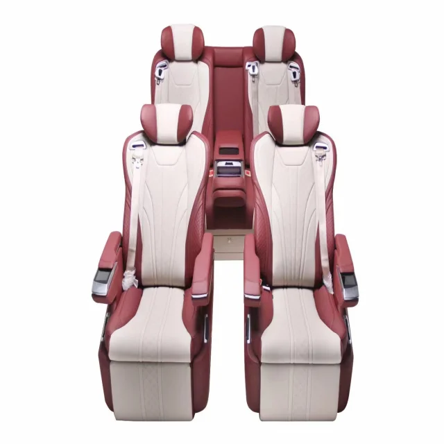 TV Lifting Partition Car Seat Universal Adjustable Electric Leather Car Luxury Seat For W447