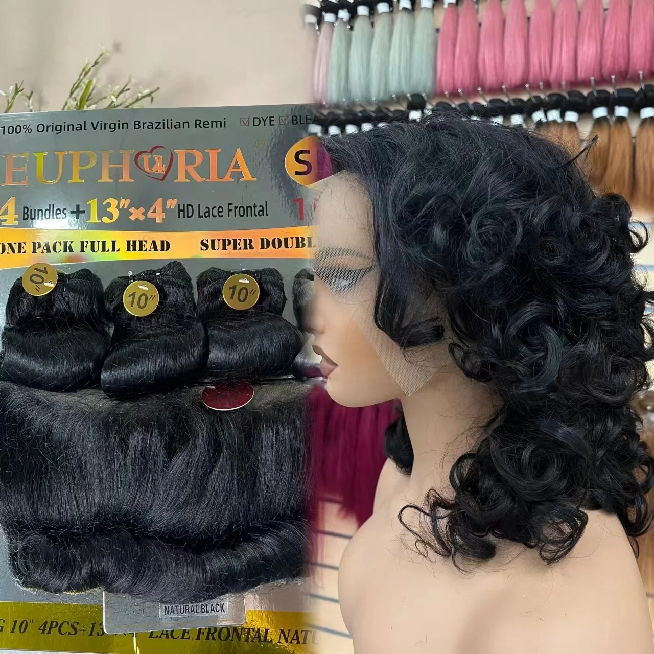 KEMY HAIR 4+1 SDD Remy Human Hair Pack Bone Straight bundles with Frontal Super Double Drawn Bundles Wigs for Black Women
