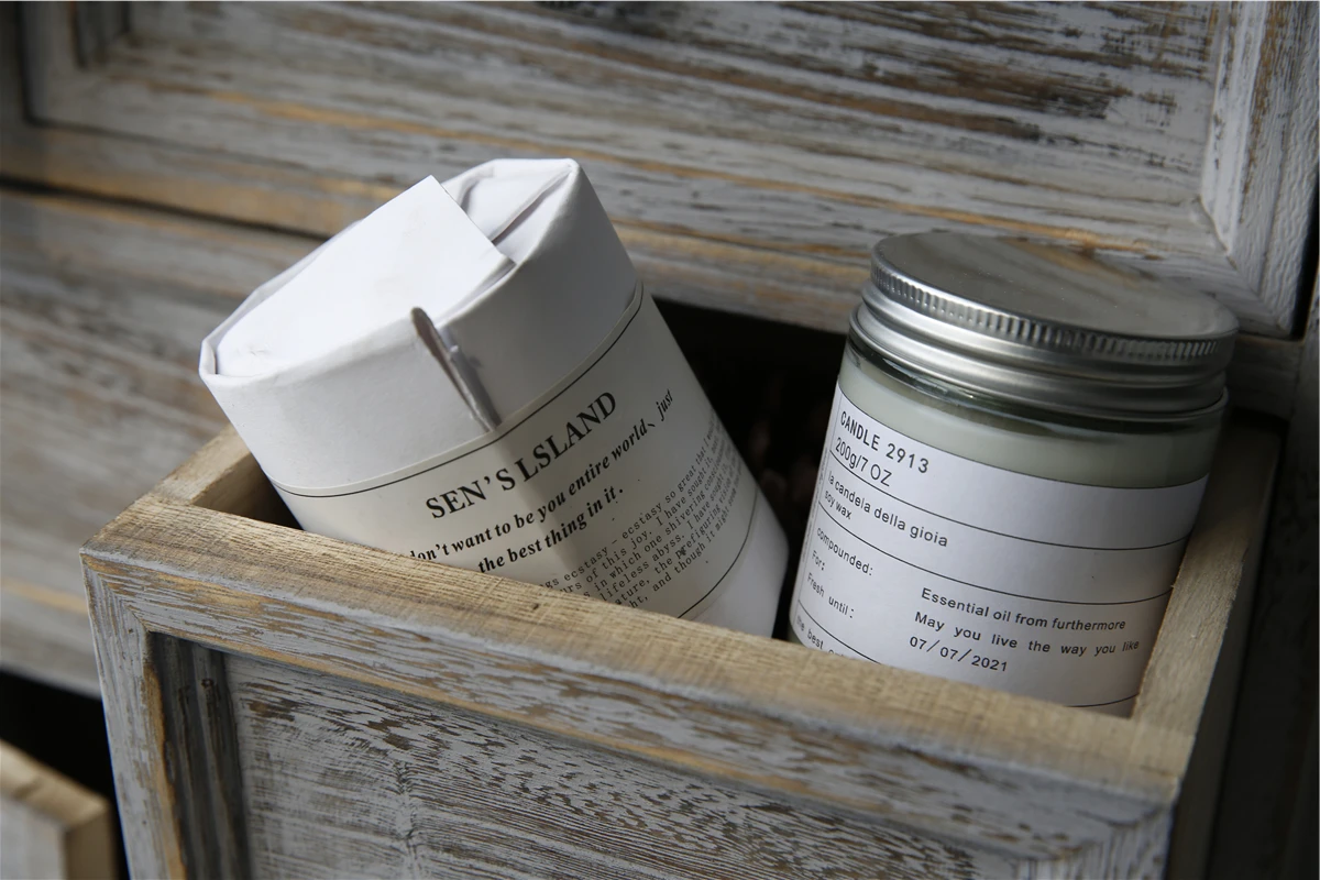 Китай горячая продажа белый цвет украшения стеклянная ароматическая свеча