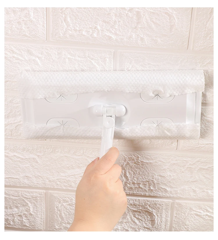 Wholesale disposable non-woven three-section telescopic rod electrostatic precipitator paper flat mop