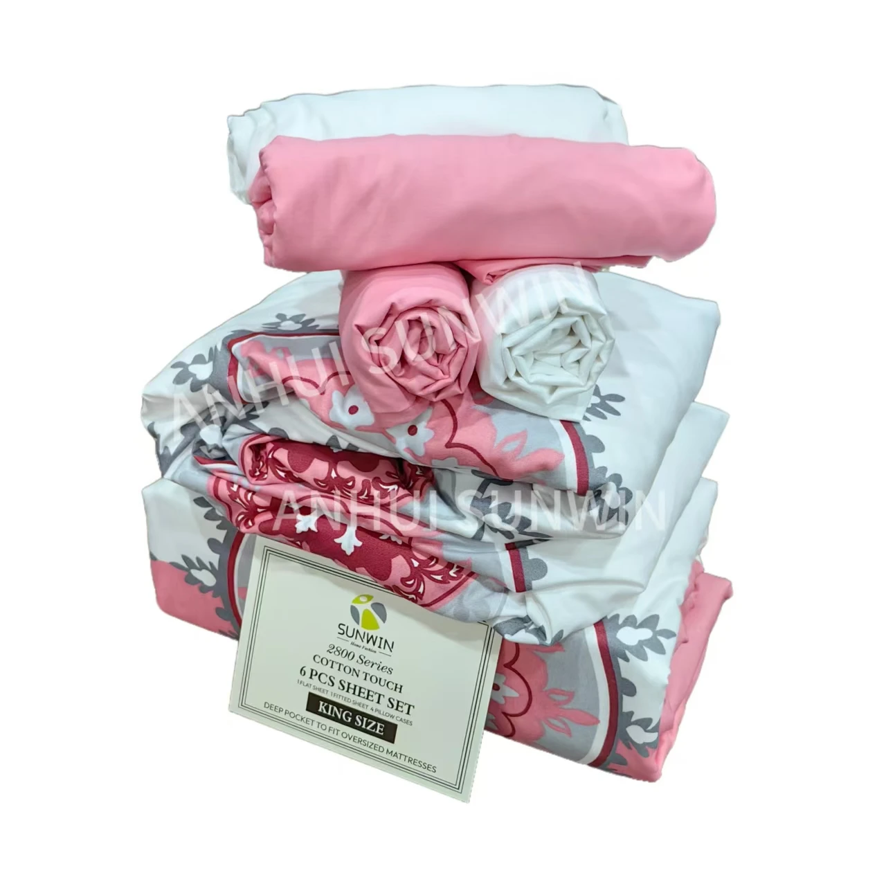 Cheap Price Factory Bedsheets Microfiber Luxury 6 Pieces Bed Sheet Set Bedding Set with 4Pcs Pillow Case For Sale