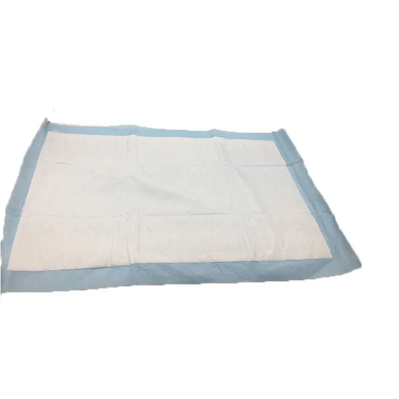 Одноразовая подкладка для пациентов с голубым и белым принтом