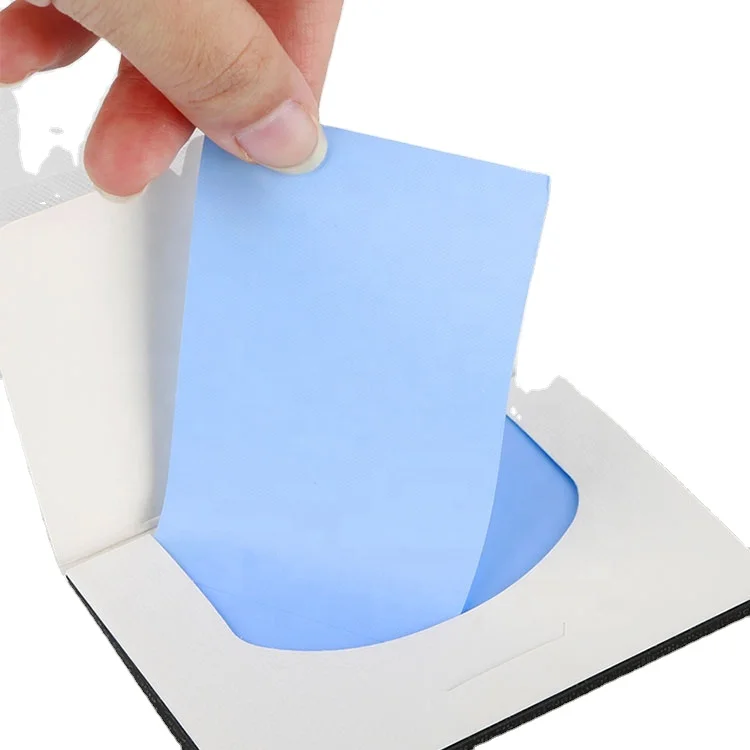 customized oil absorbs film oil blotting paper for oily skin absorbing film