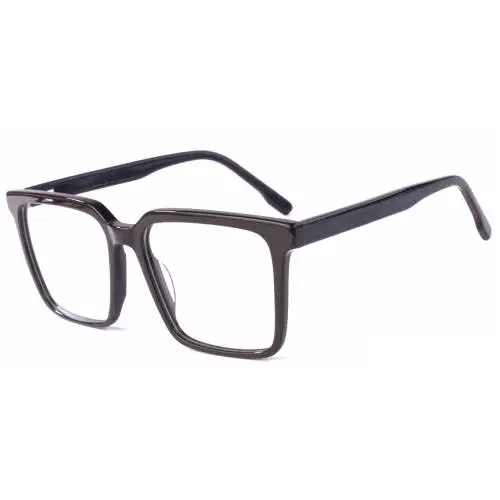 Cheap Acetate Eyeglasses Frame Oversize Rectangle Spectacles Frames for Prescription Fashion Glasses Frames Simple Design Unisex