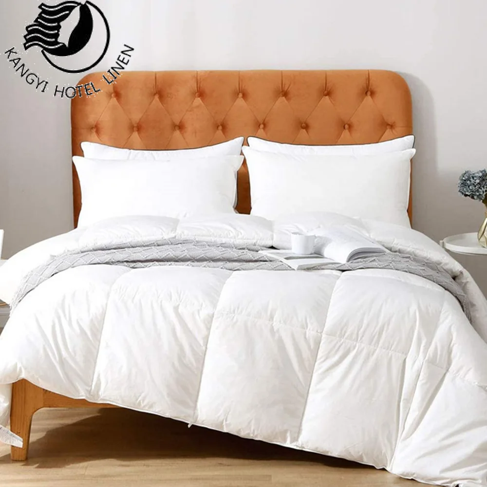 Естественное комфортное дешевое одеяло для кровати всесезонное 100% полиэстер из