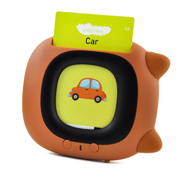 Kids Multilanguage Talking Speaking Flash Card Educational Double Sided Flash Cards For Toddlers