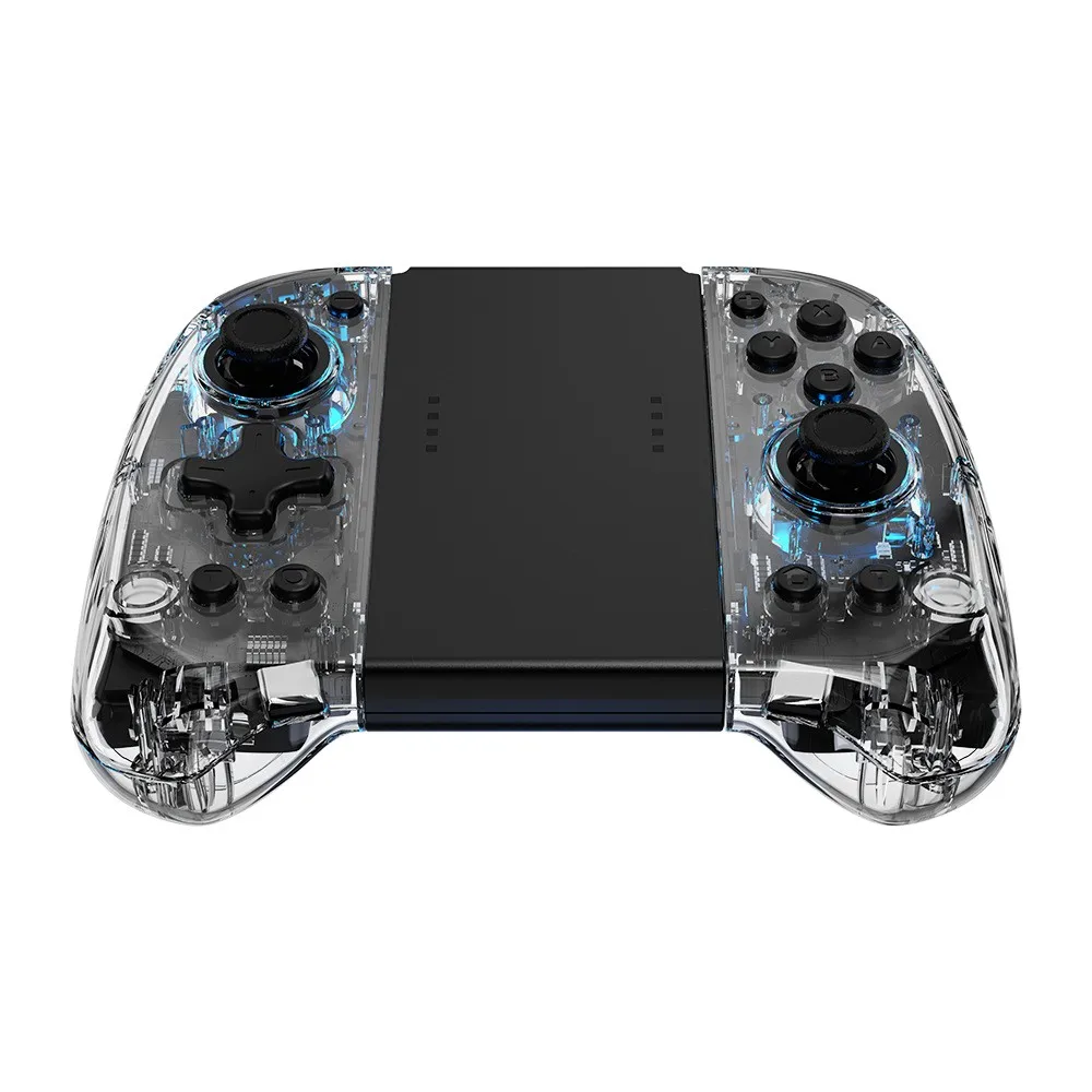 Popular Transparent Game Controller  for Switch Wireless Left & Right Gamepad Remote for Joycon Switch Game Controller