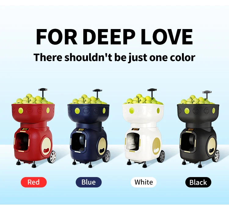 New Product 2024 Tennis Training Machine APP and Remote Control Automatic Shooting launch Equipment