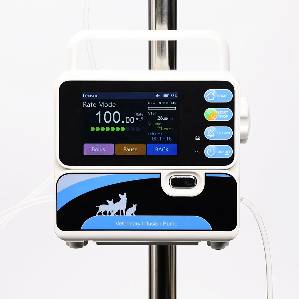 Lexison Medical Equipment PRIP-H1000T High Quality Veterinary use Syringe Infusion Pump for vet
