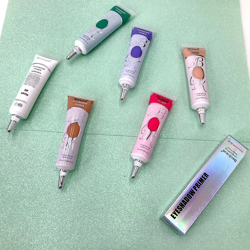 Cosmetics Oem Custom Manufacturer Private Label Cream Pomade Eyeshadow Base In Rose Gold Tube White Gel Eyeshadow Base