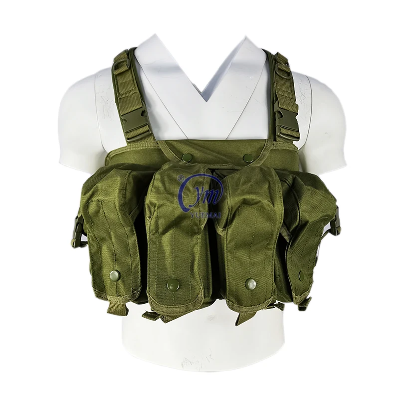 Universal Adjustable Security Carrier Surplus Tactical Chest Rig Hunting Hiking Radio Pouch Magazine Holster EDC Pouches