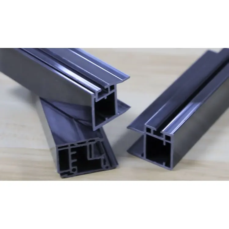 Drawings Customized Size U-Shaped Extrusion Pvc / Upvc / Pp / Pmma / Pc Plastic Profiles
