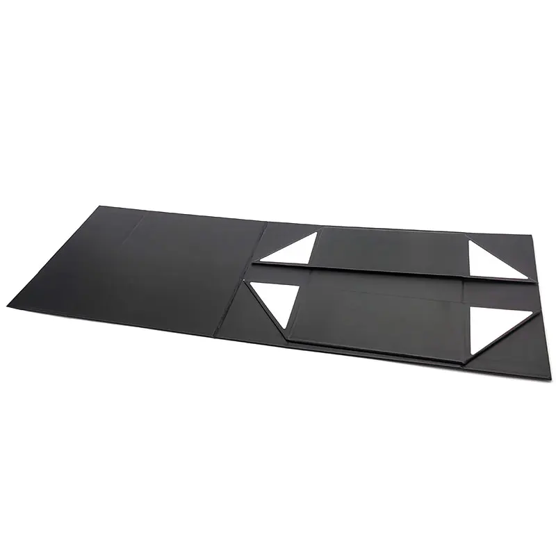 RTS Printed Packaging Boxes Cardboard Rigid White Paper Box Foldable Magnetic Closure Gift Packaging Box
