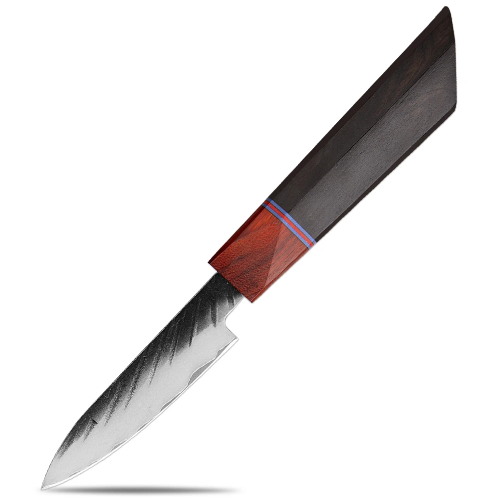 XITUO 3.5 inch Paring Knife Handmade Forged Three-layer Clad Steel Kitchen Chef Knife Cooking accessories Santoku Utility Knife